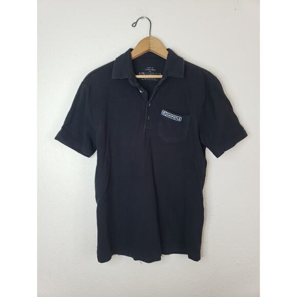 Chipotle Employee Polo Shirt Men's SMALL Black Patch Mexican Short Sleeve - Picture 1 of 11